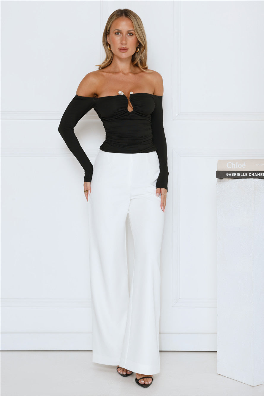 Hot Girl HQ Off Shoulder Top Black