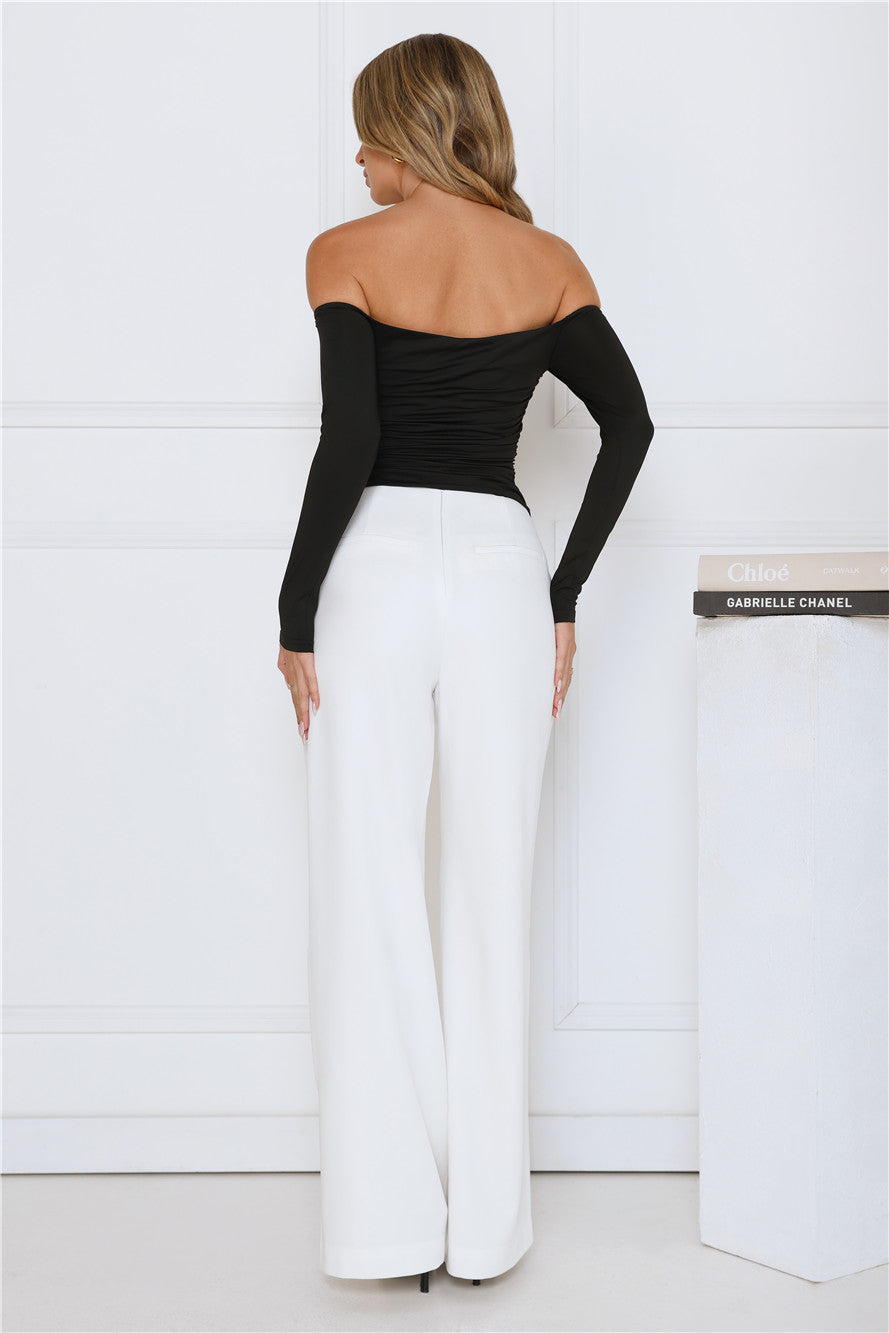 Hot Girl HQ Off Shoulder Top Black