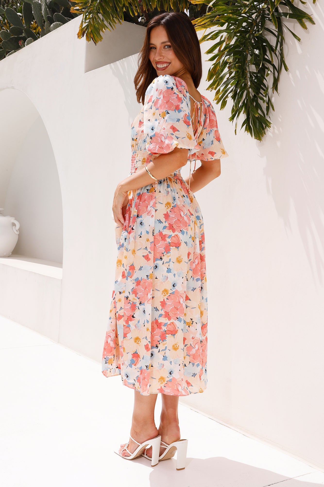 HELLO MOLLY Secret In The Forest Midi Dress Print