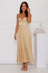 Lovely Soiree Maxi Dress Yellow