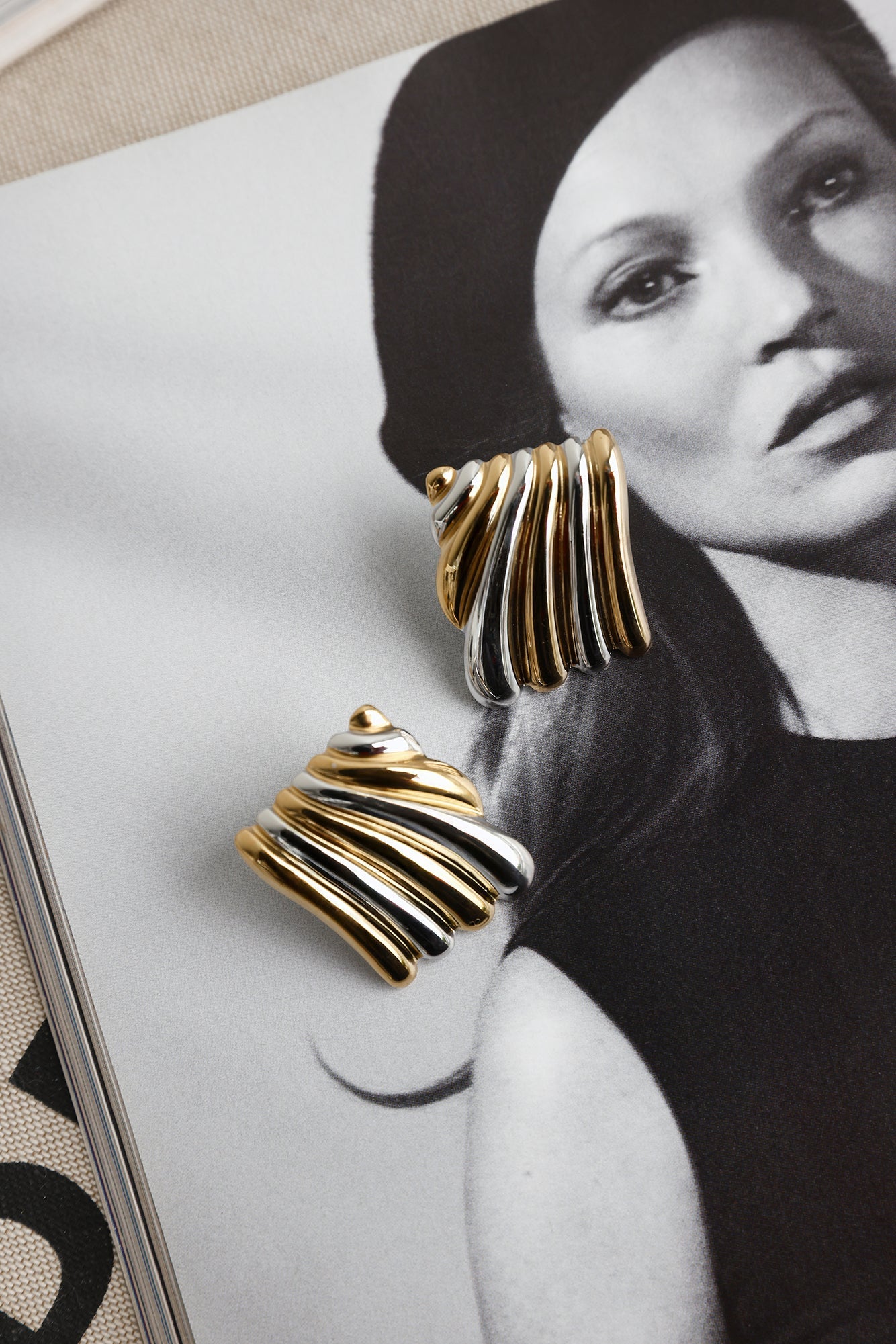 Behind The Scenes Earrings Gold