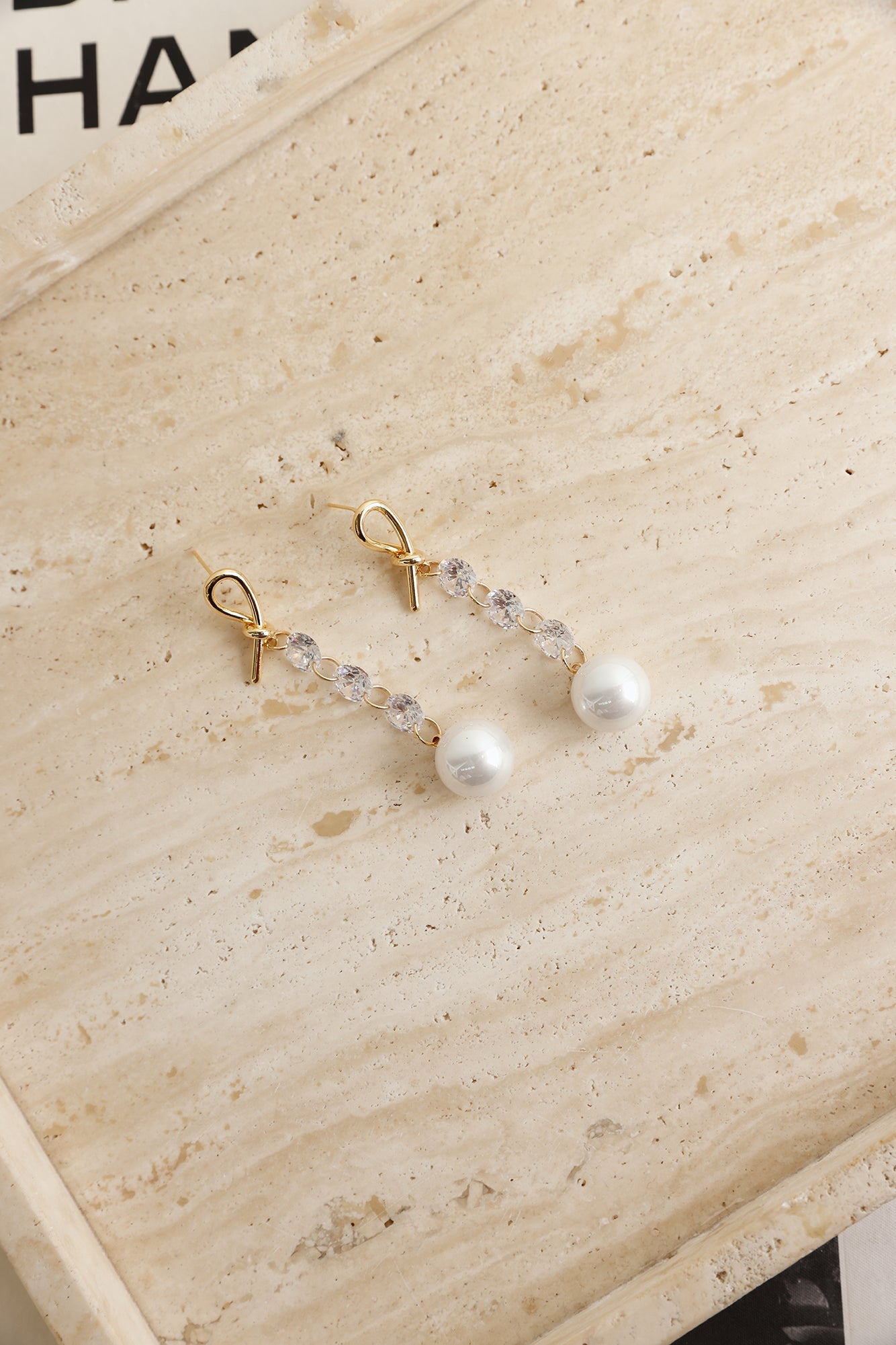 Designer Sparkles Earrings Gold