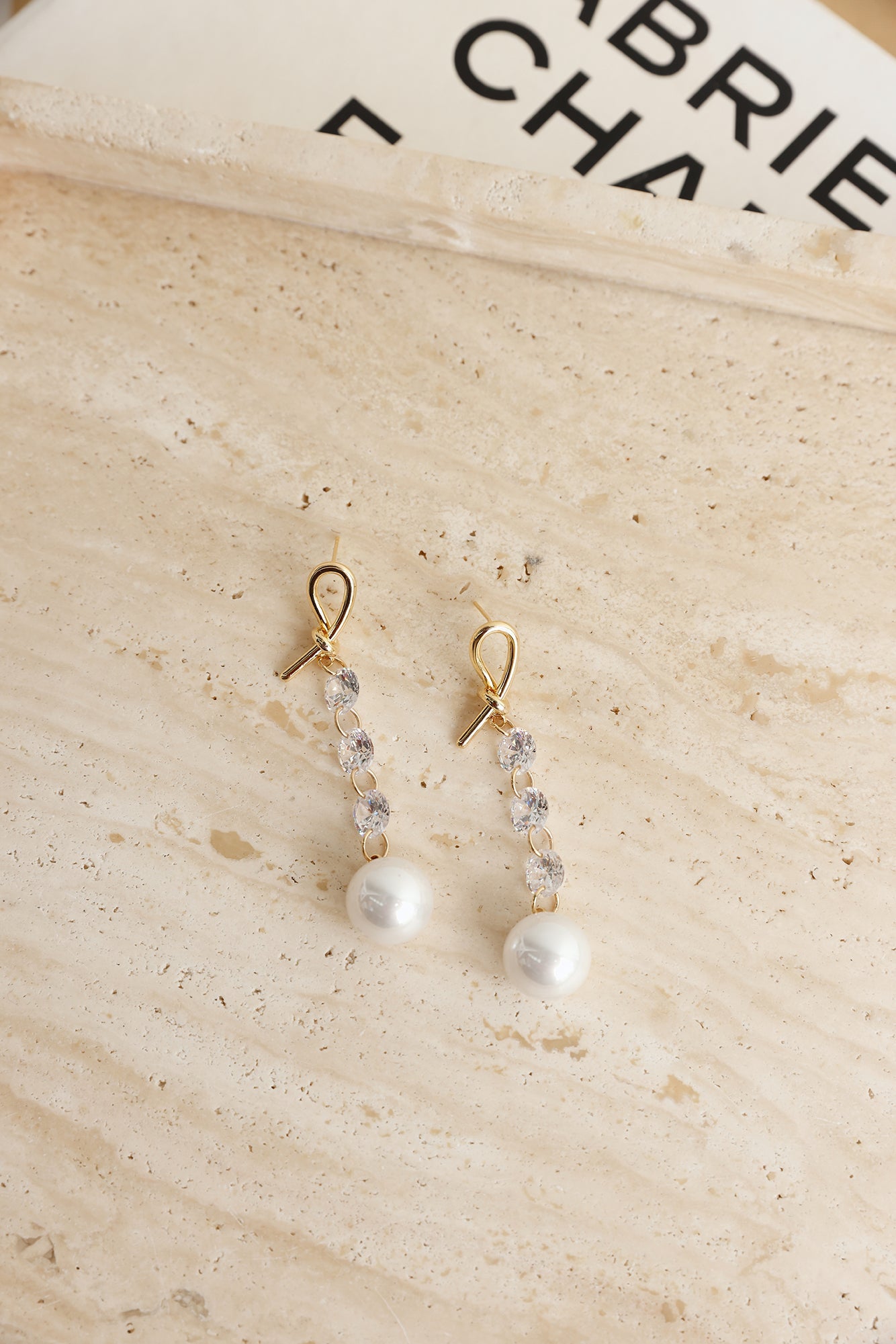 Designer Sparkles Earrings Gold