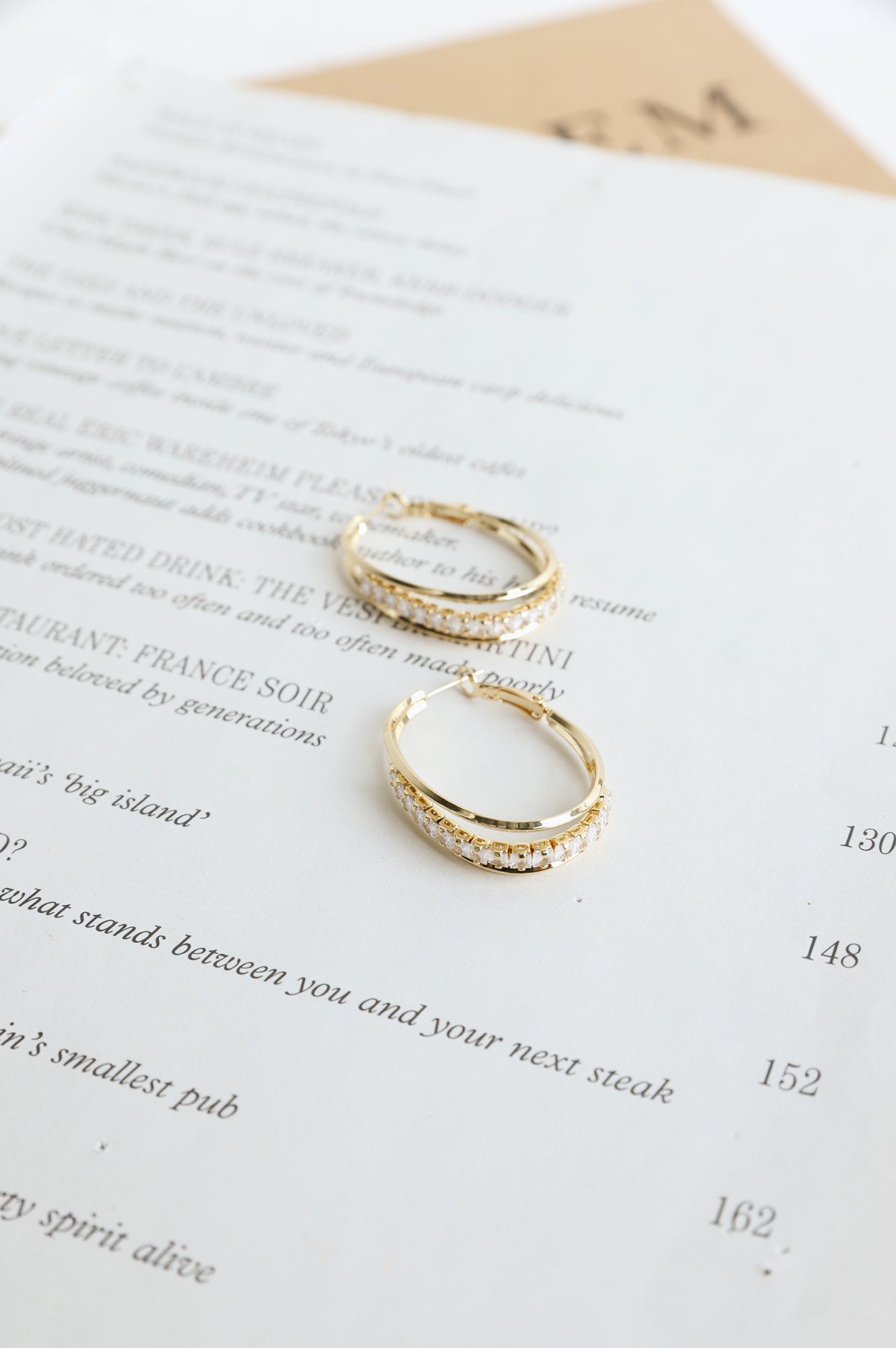 Glitter Glow Earrings Gold