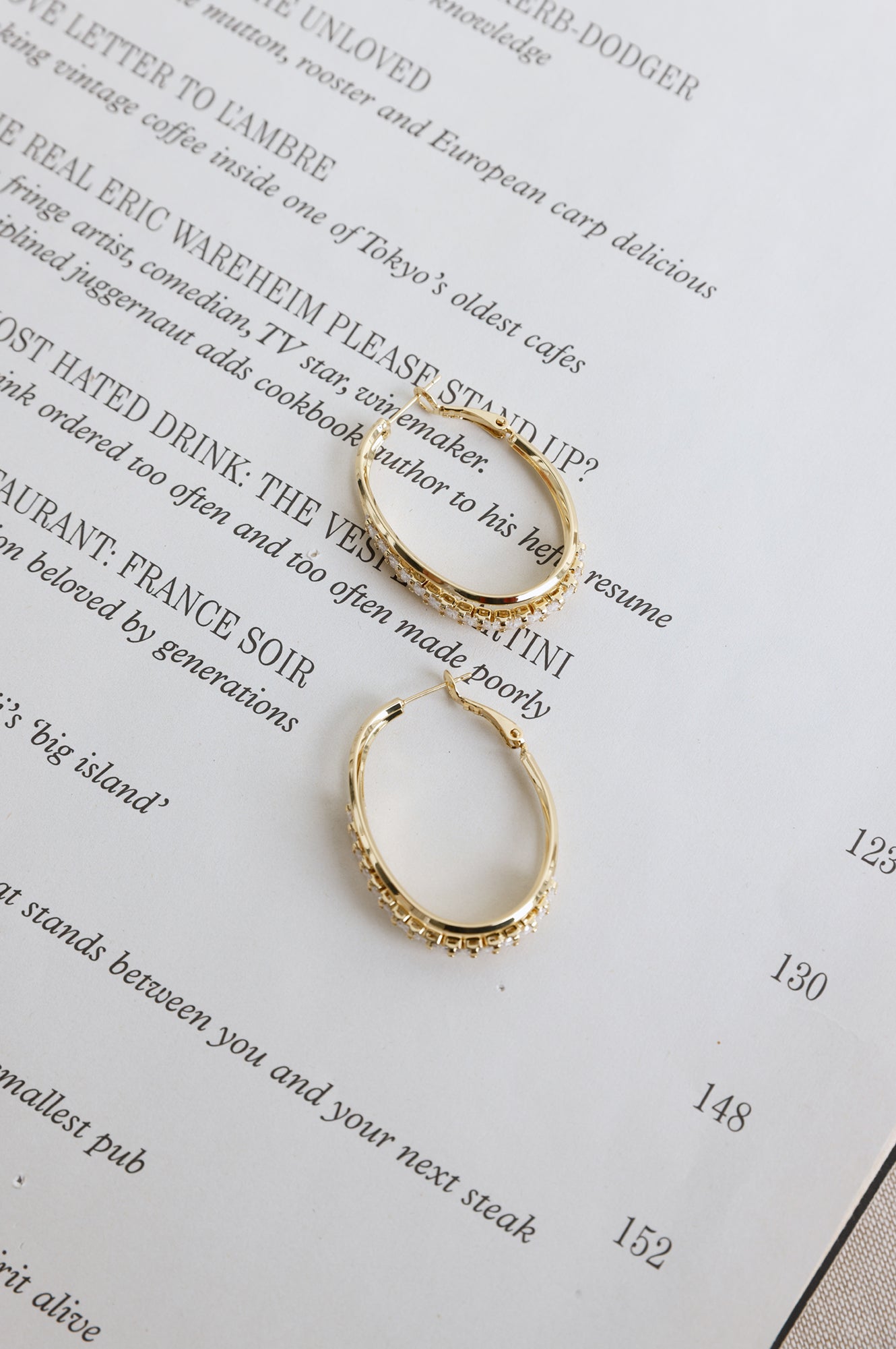 Glitter Glow Earrings Gold