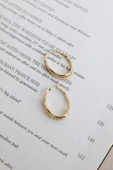 Glitter Glow Earrings Gold