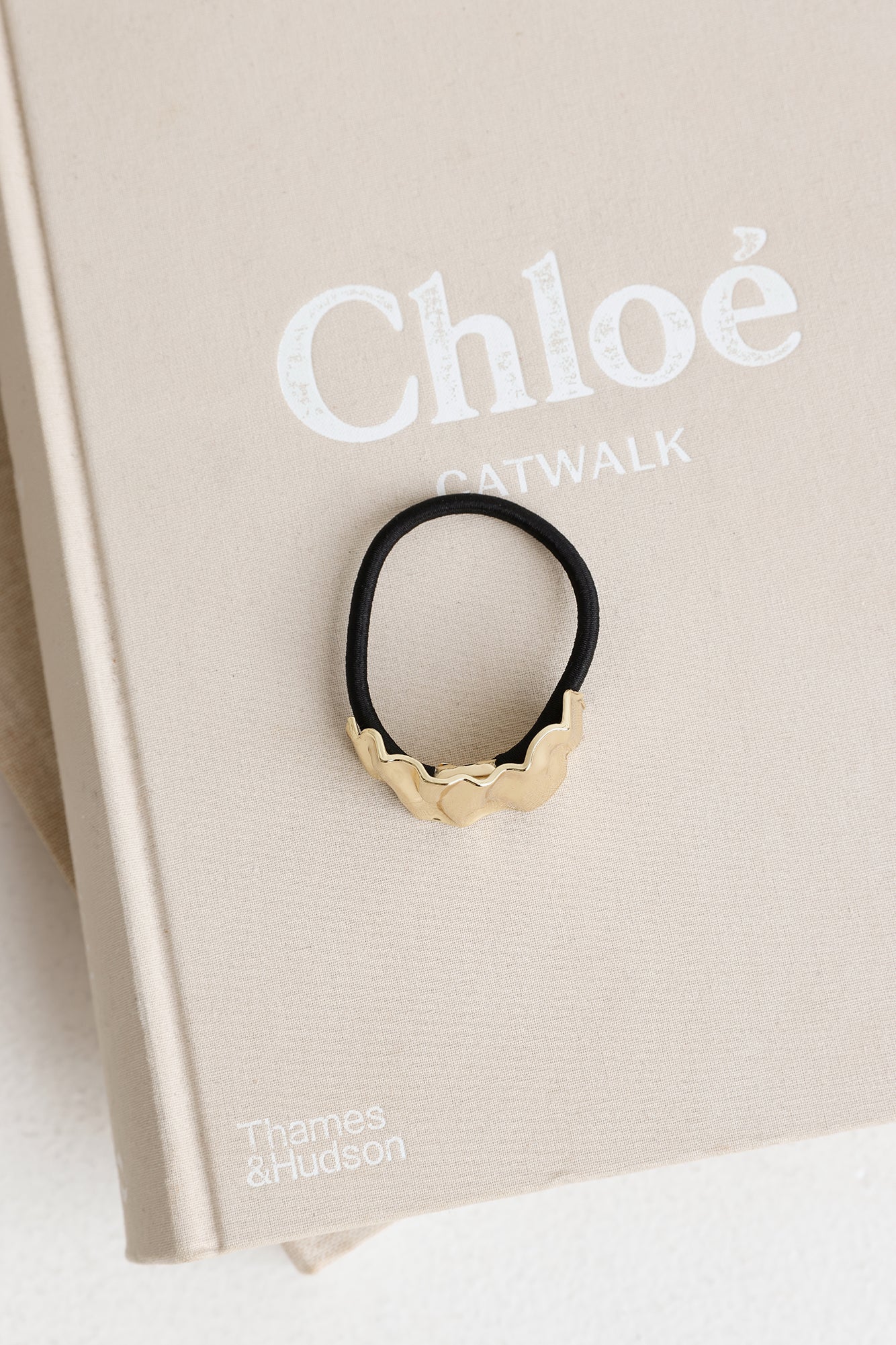 First In Best Dressed Hair Tie Gold
