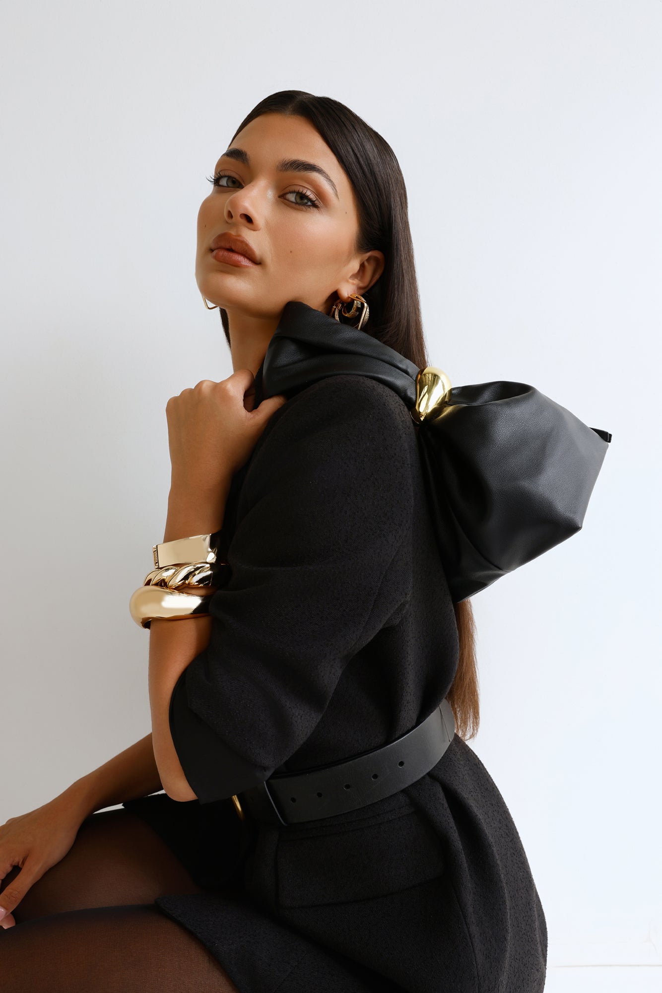 Lucia Handle Bag Black