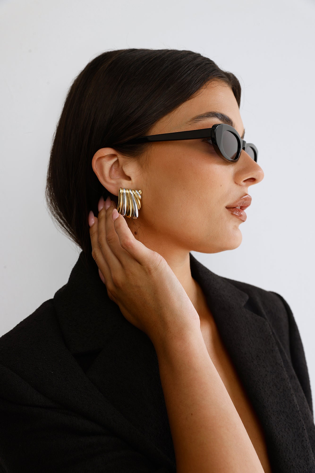 Behind The Scenes Earrings Gold