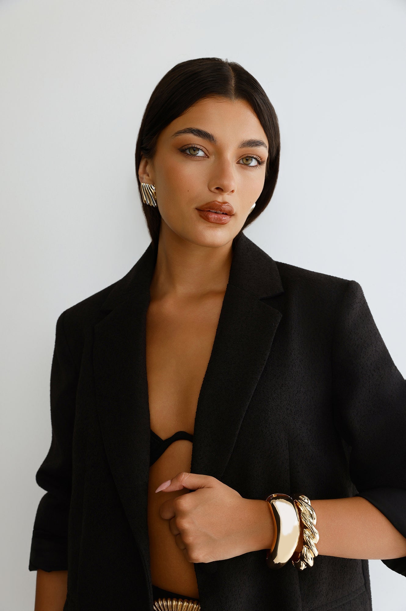 Behind The Scenes Earrings Gold