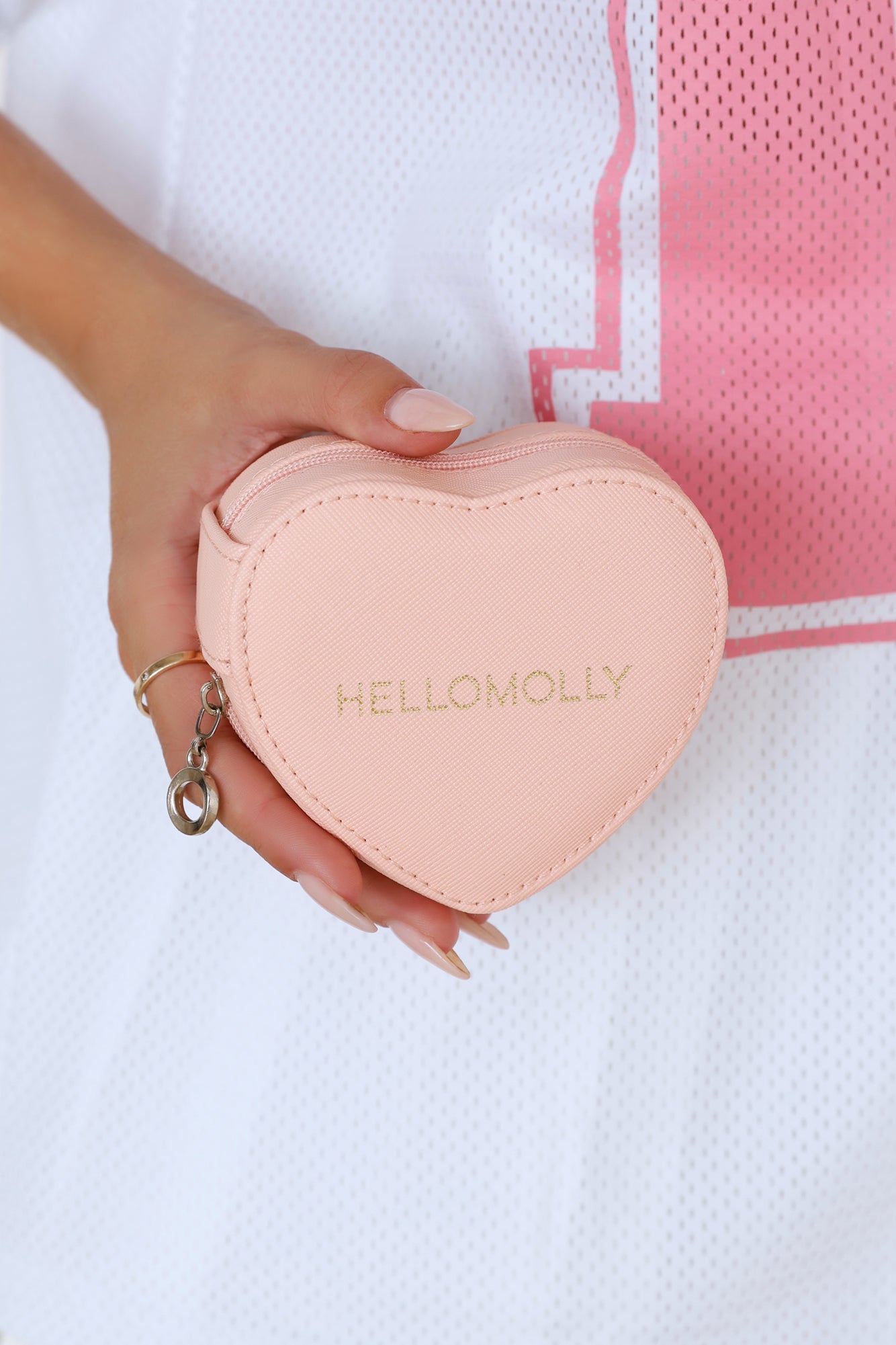 Heart Jewelry Box Pink