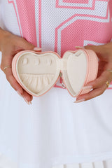 Heart Jewelry Box Pink