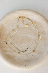 From The Runway Necklace Gold