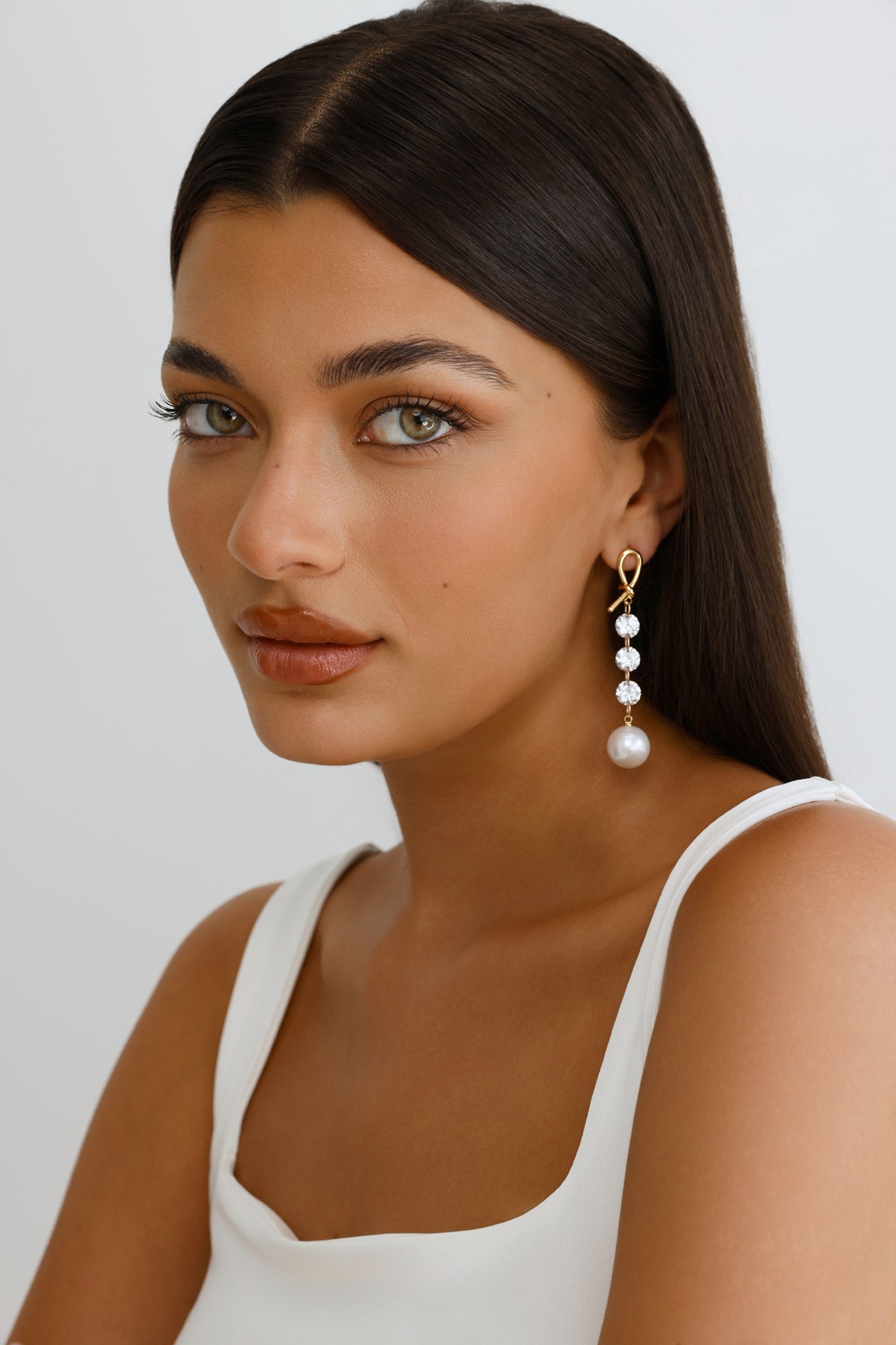 Designer Sparkles Earrings Gold