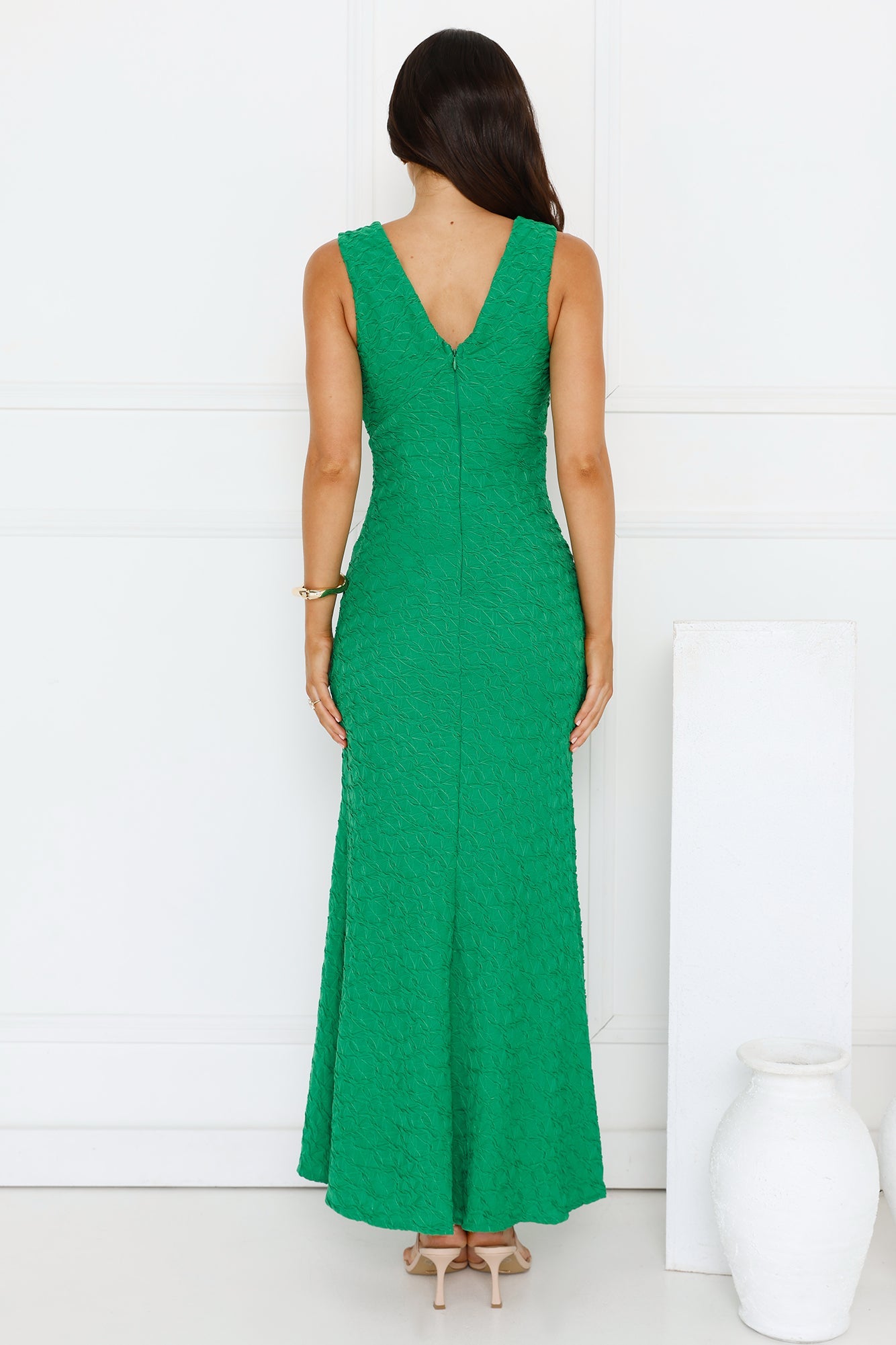 Diamond Delights Maxi Dress Green