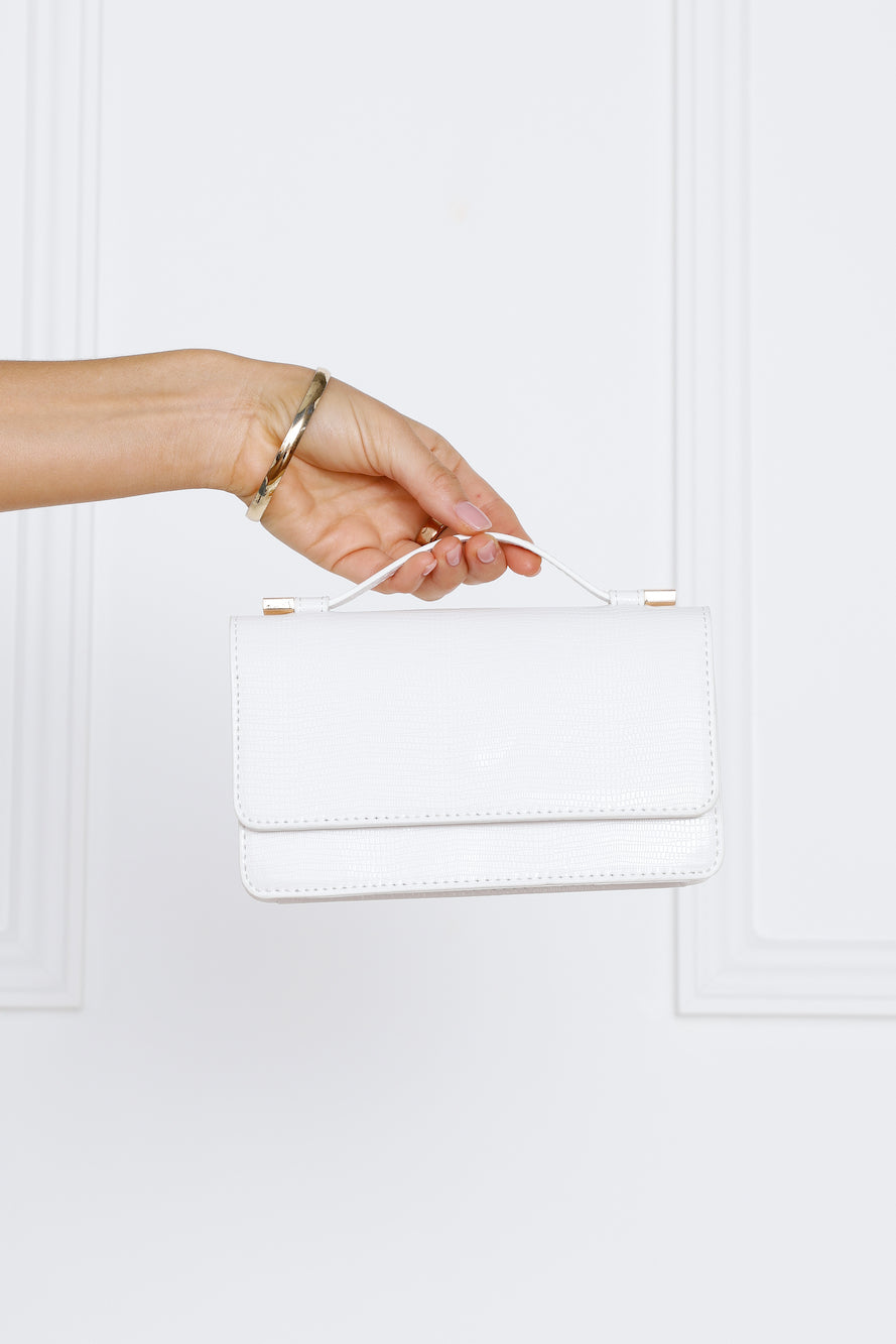 BILLINI Iris Cross Body Bag White Scale