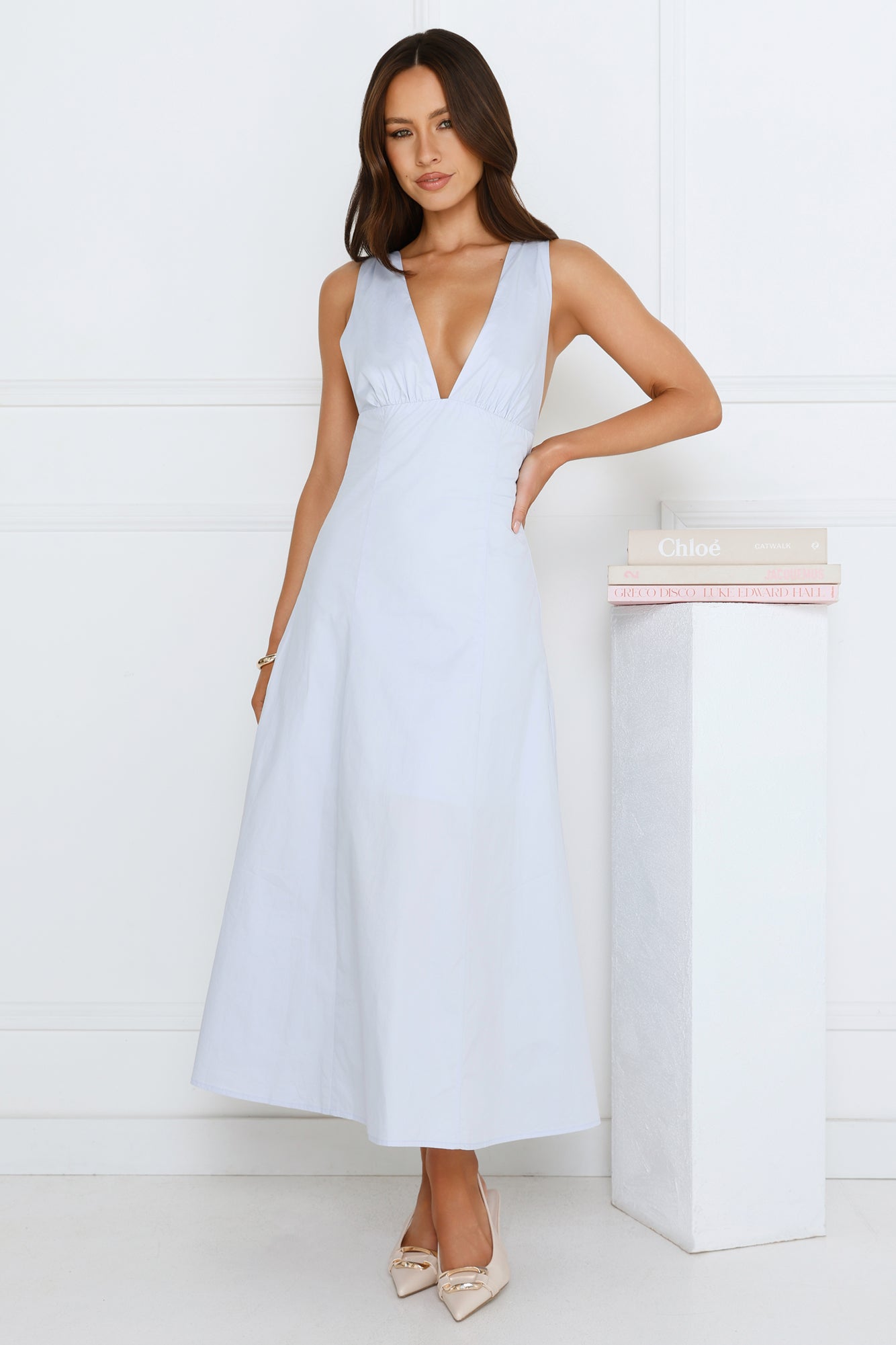 Iconic Moments Midi Dress Blue
