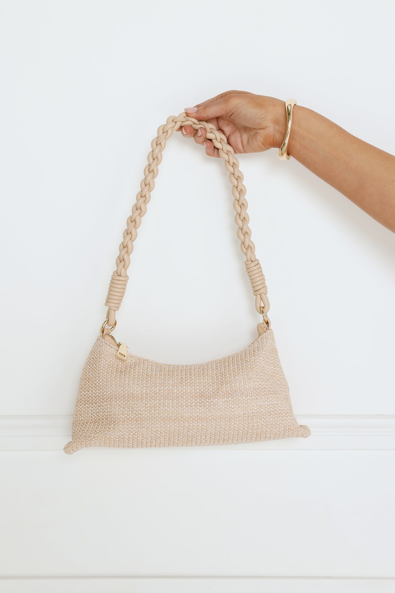 Millie Shoulder Bag Natural Raffia