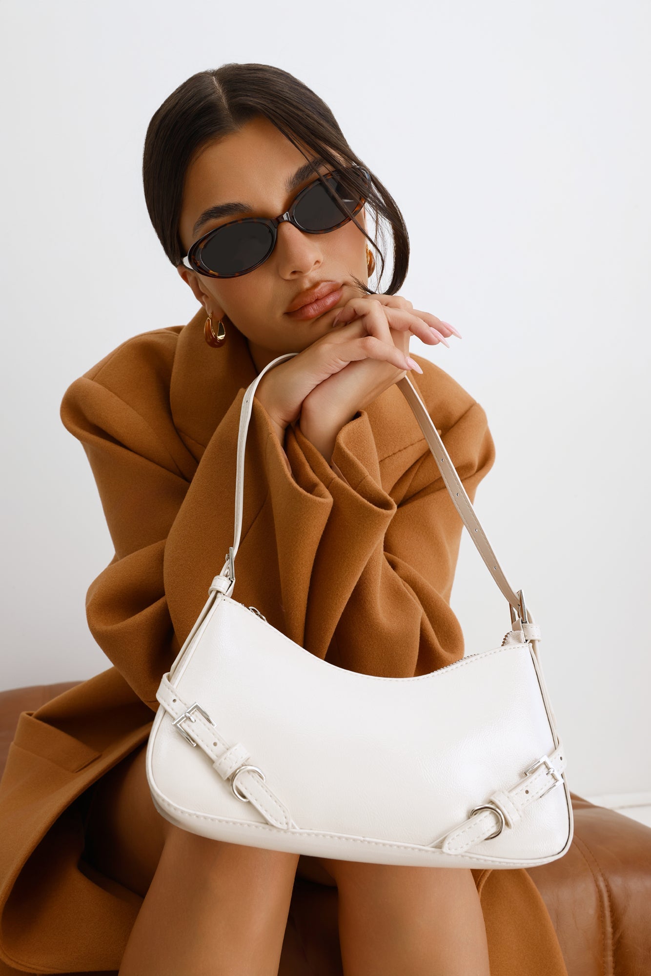 Fashionably Late Bag White