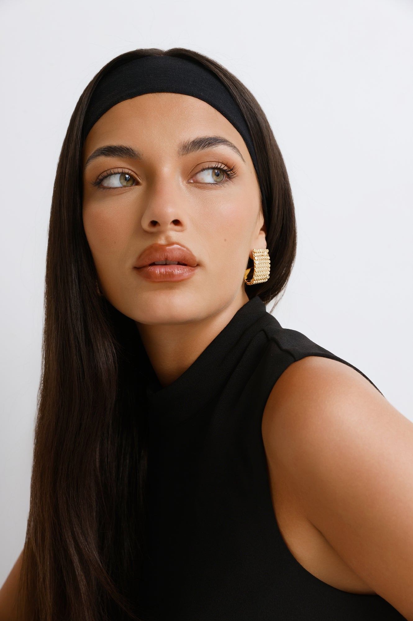 Disco Glam Earrings Gold