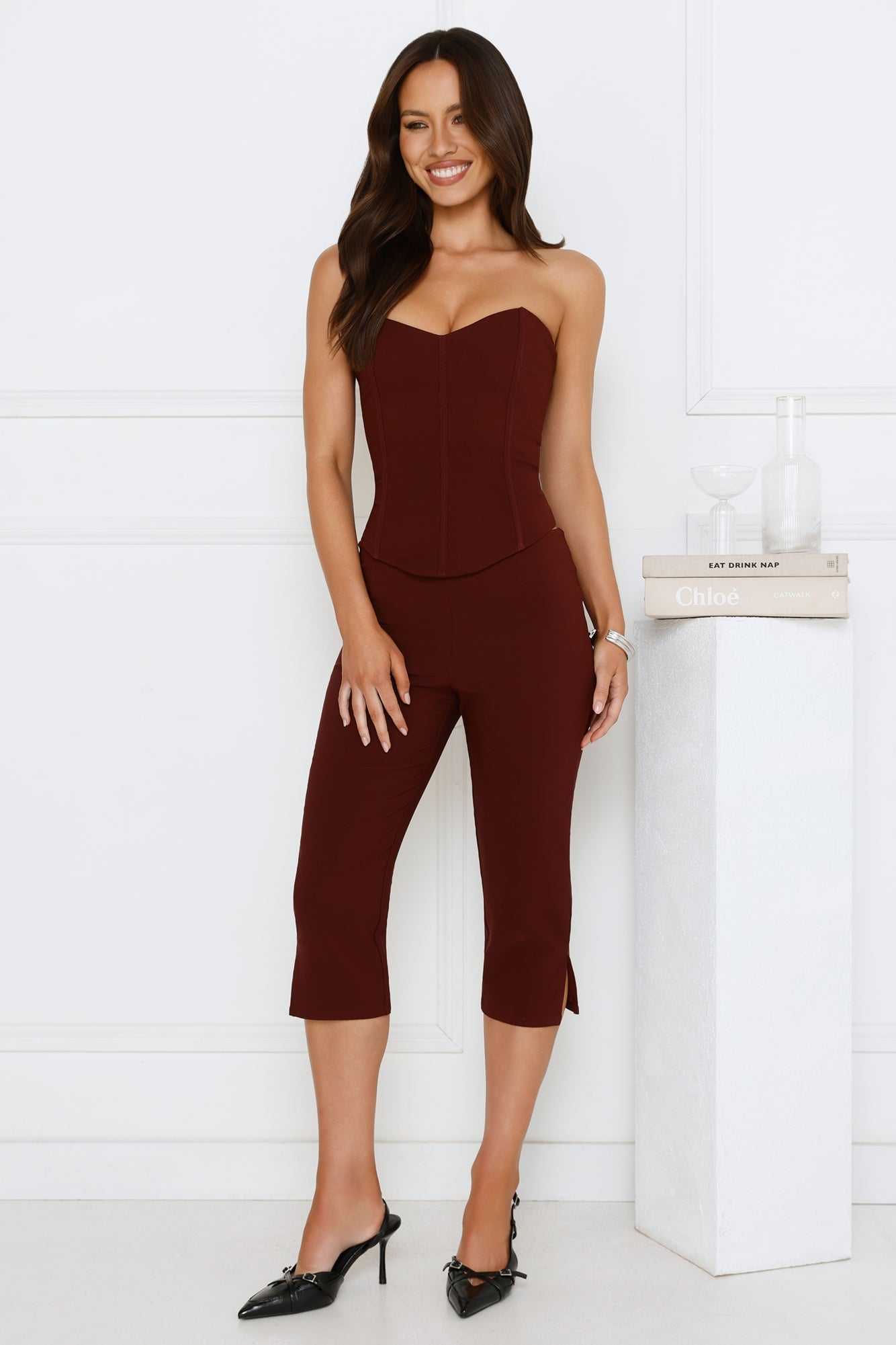 Gisele Bustier Bitter Chocolate