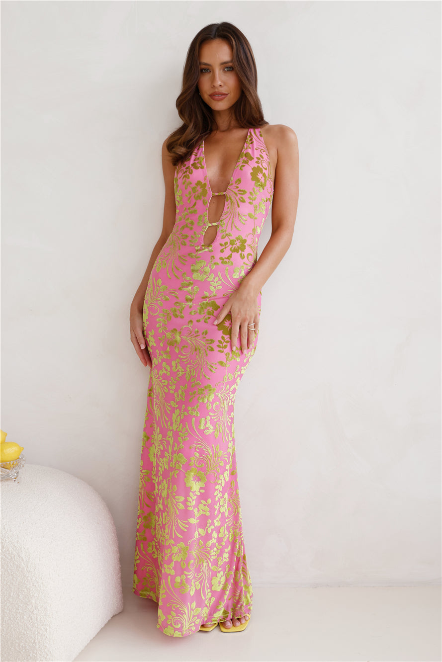 Pamalo Maxi Dress Pink