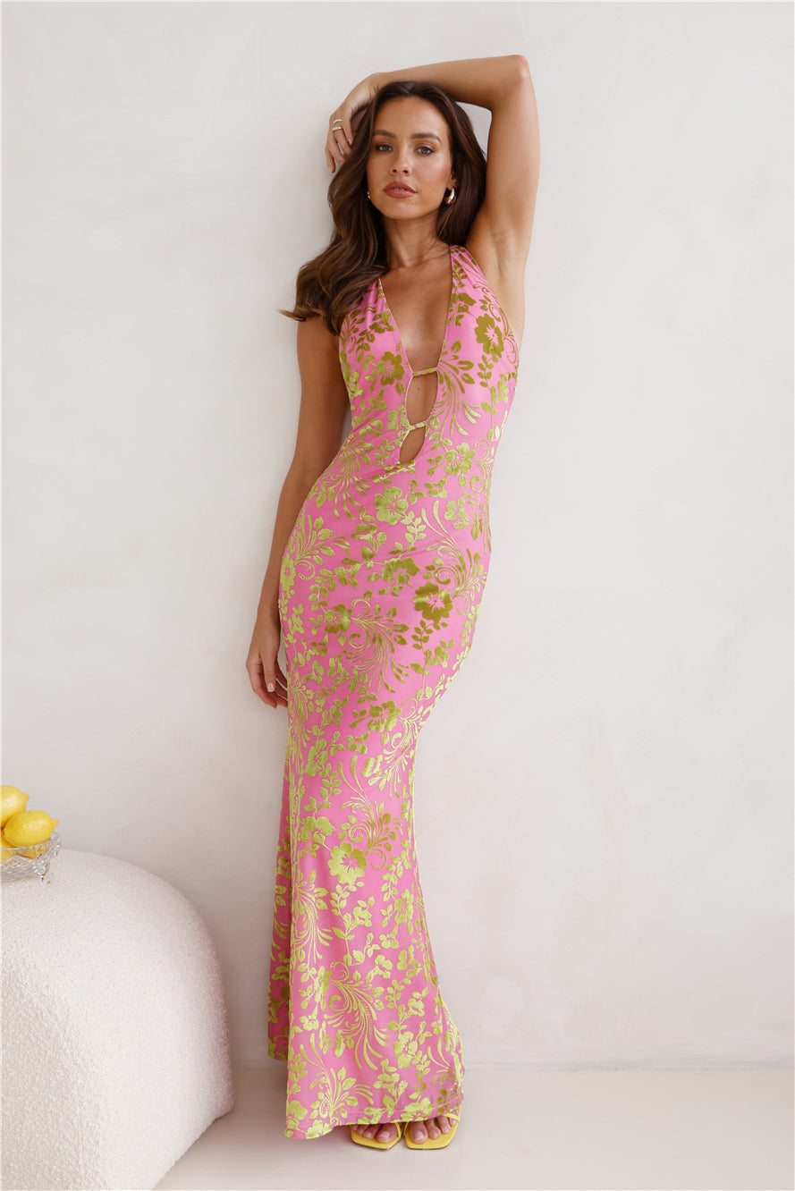 Pamalo Maxi Dress Pink