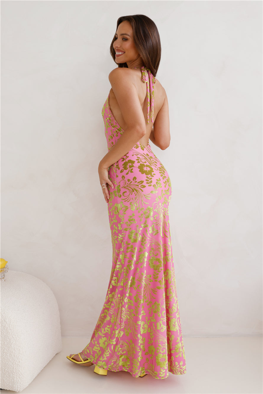 Pamalo Maxi Dress Pink
