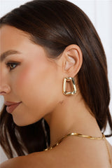 18k Gold Plated Pretty Touch Earrings Gold