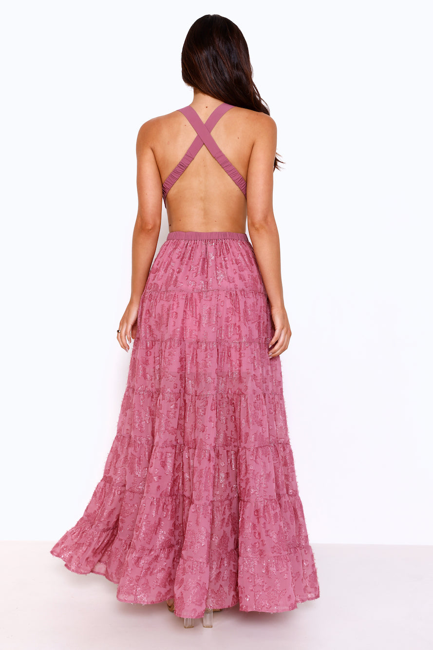 Crystal Cove Maxi Dress Pink