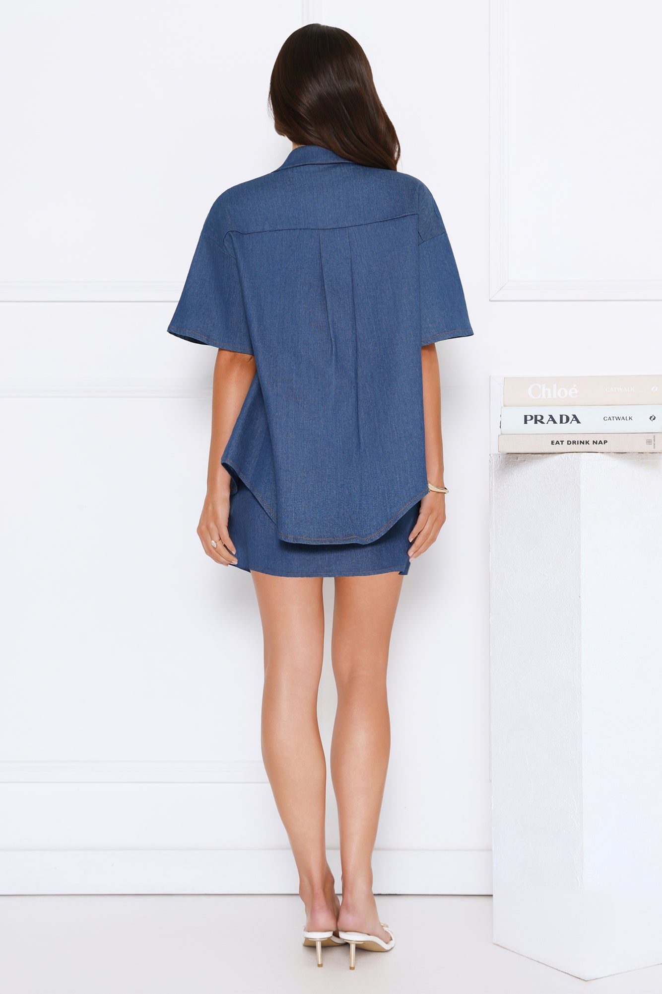 Hot Girl Energy Denim Set Indigo