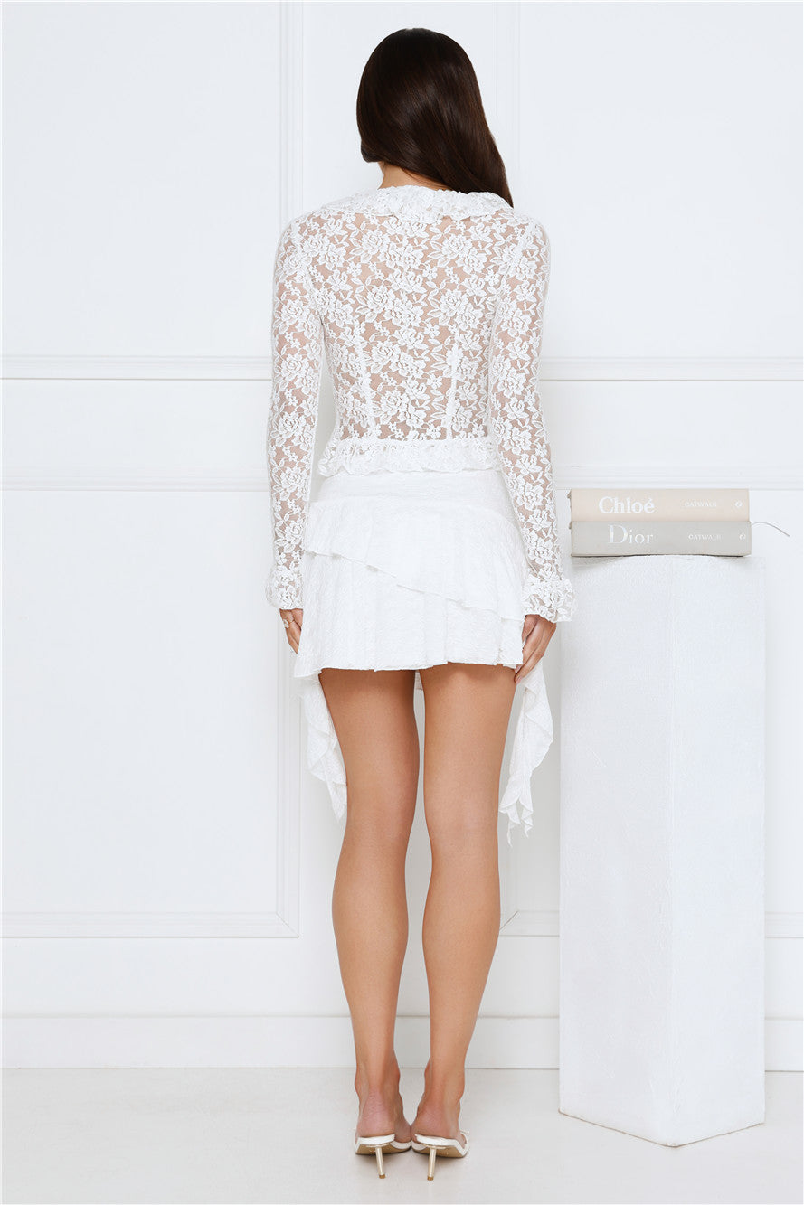 Long Nights Long Sleeve Top Porcelain