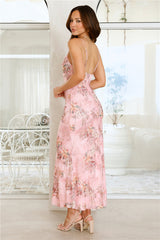 Hot Swoon Maxi Dress Pink