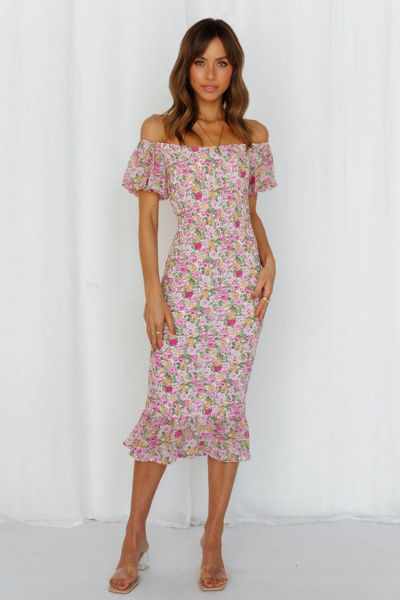 Members Only Midi Dress Lilac
