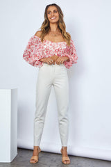 ABRAND A 94 High Slim Jeans Stone