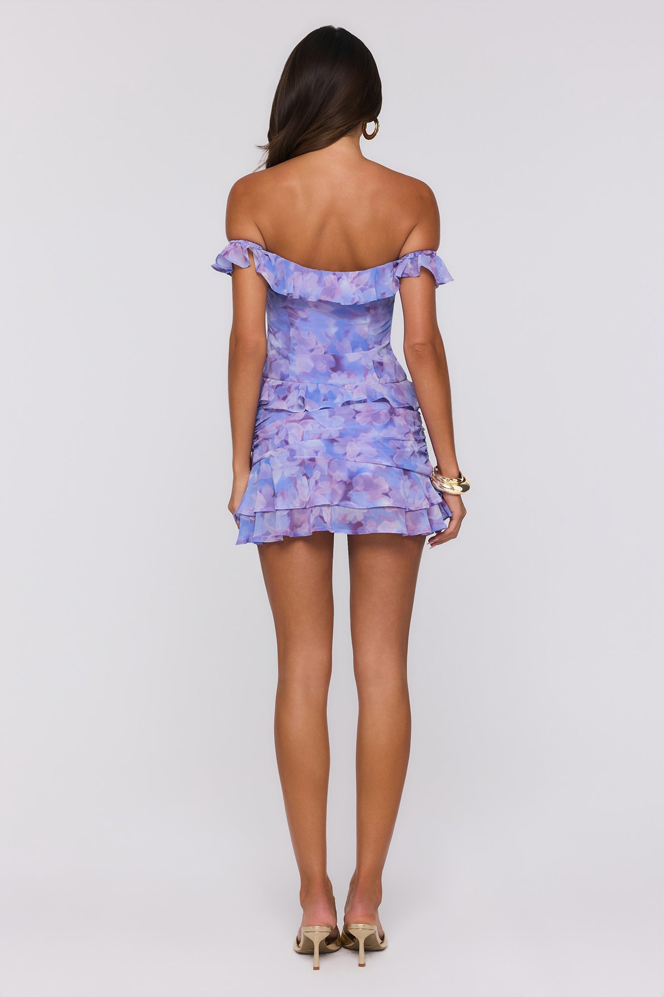 Into The Floral Mini Skirt Lilac