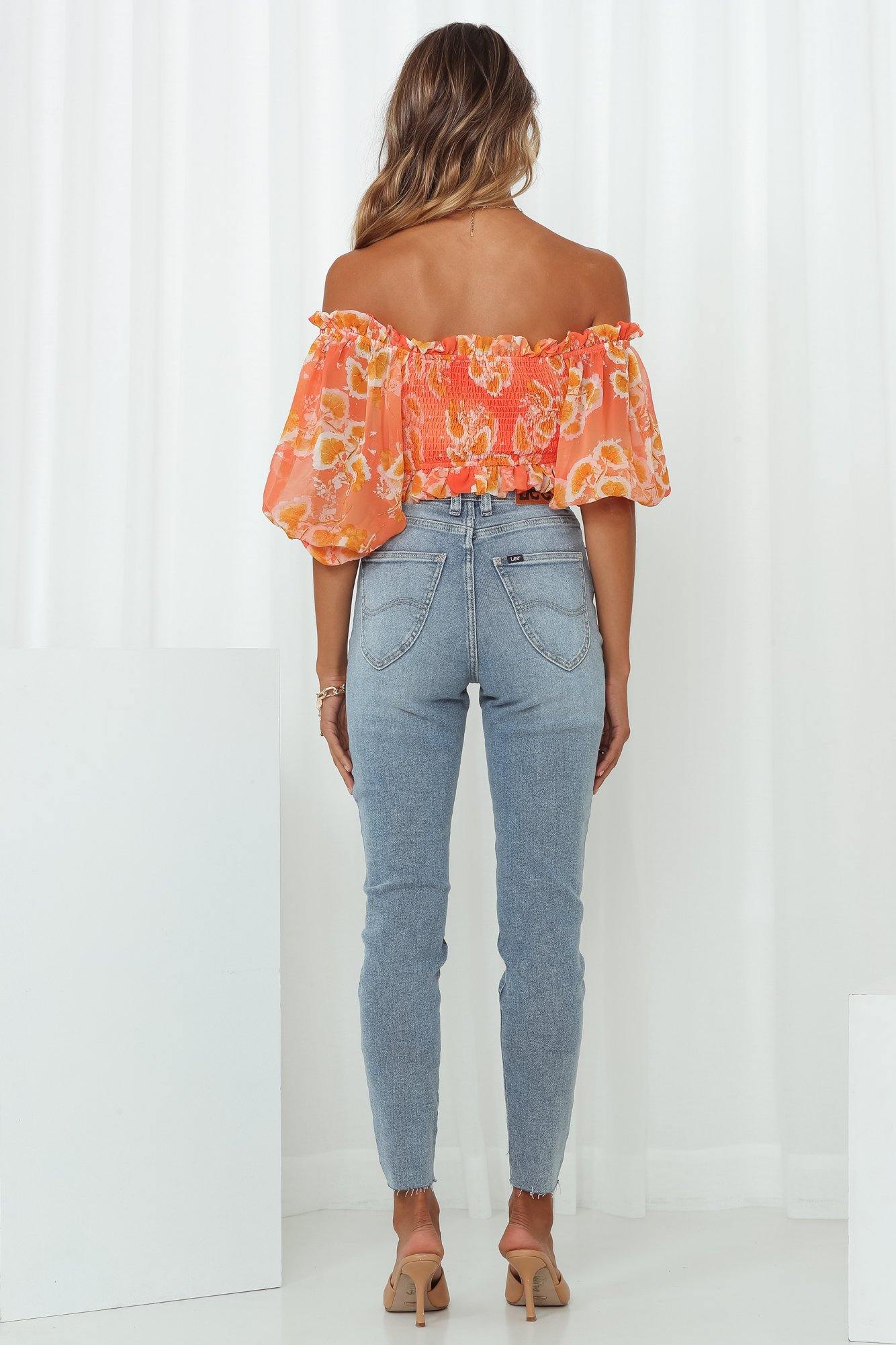 LEE Hourglass High Licks Crop Jeans Glory Blue