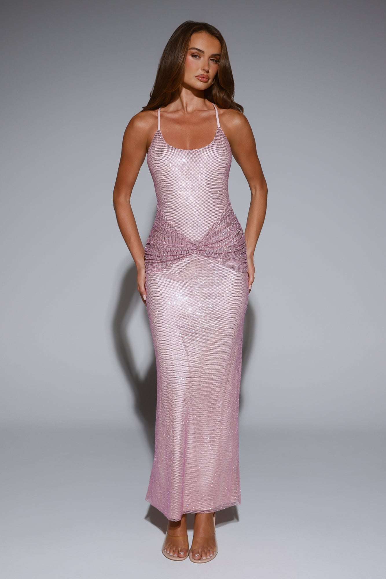 LUXE Exclusive Events Maxi Dress Pink