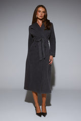 DNM Denim Trench Coat Charcoal