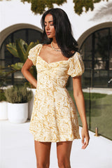 Loving At Dawn Dress Yellow