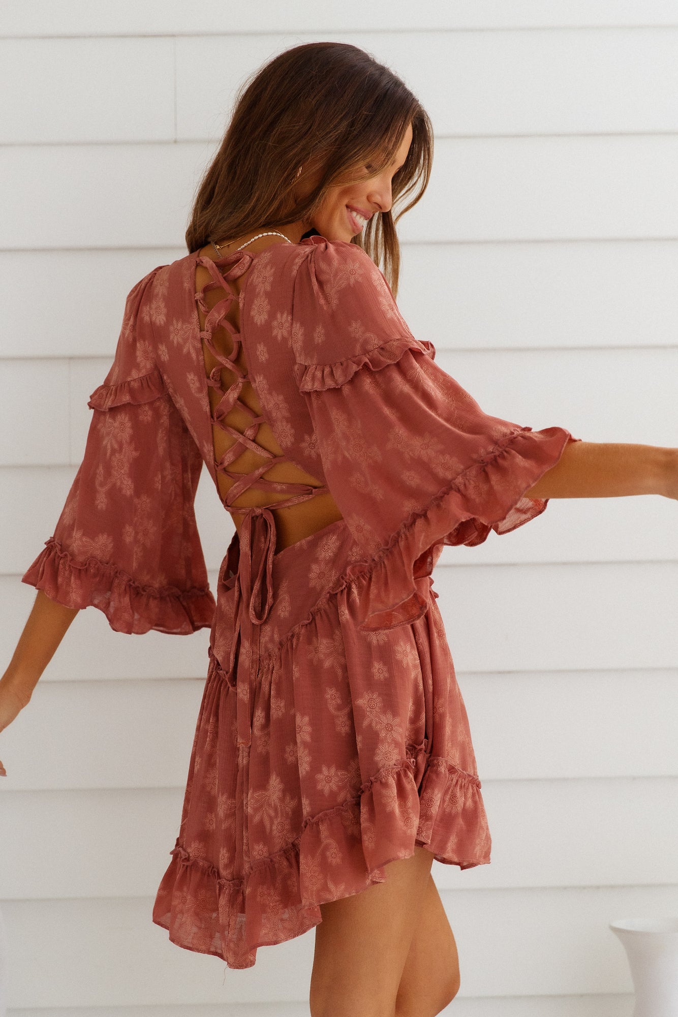 Gorgeous Girl Dress Rose