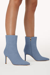 Joannie Boots Blue Denim