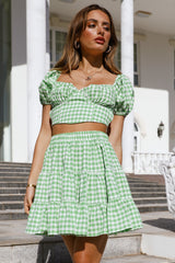 How You Like That Crop Top Green