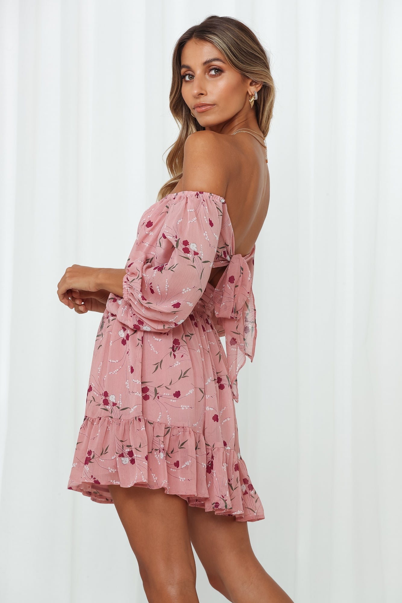 Night Garden Dress Rose