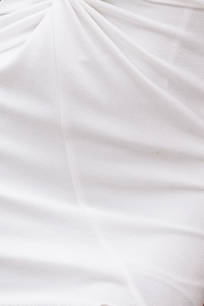 Night Shine Midi Dress White