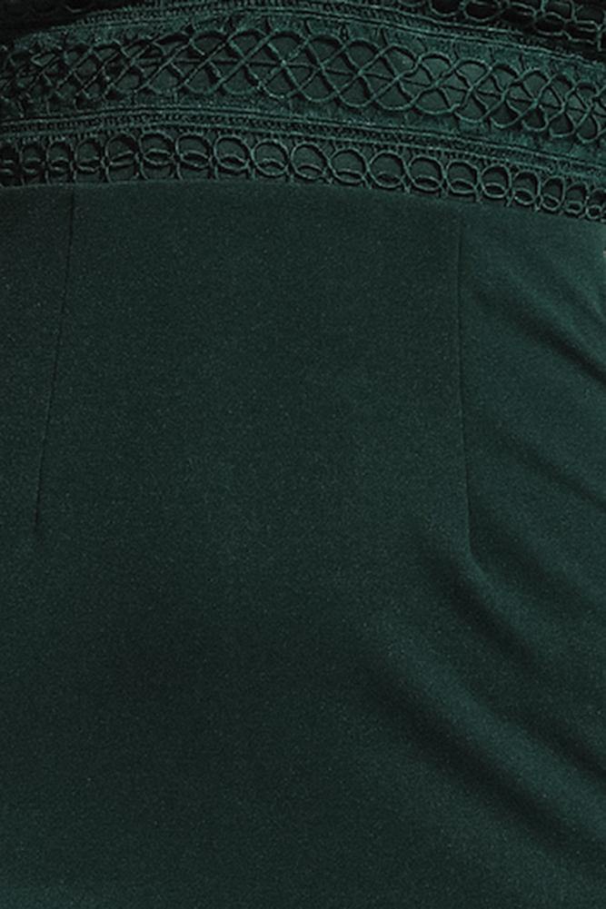 Coming With You Dress Forest Green