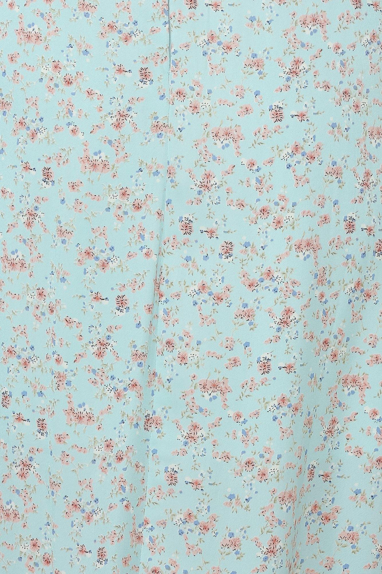Catch Your Breath Midi Dress Blue