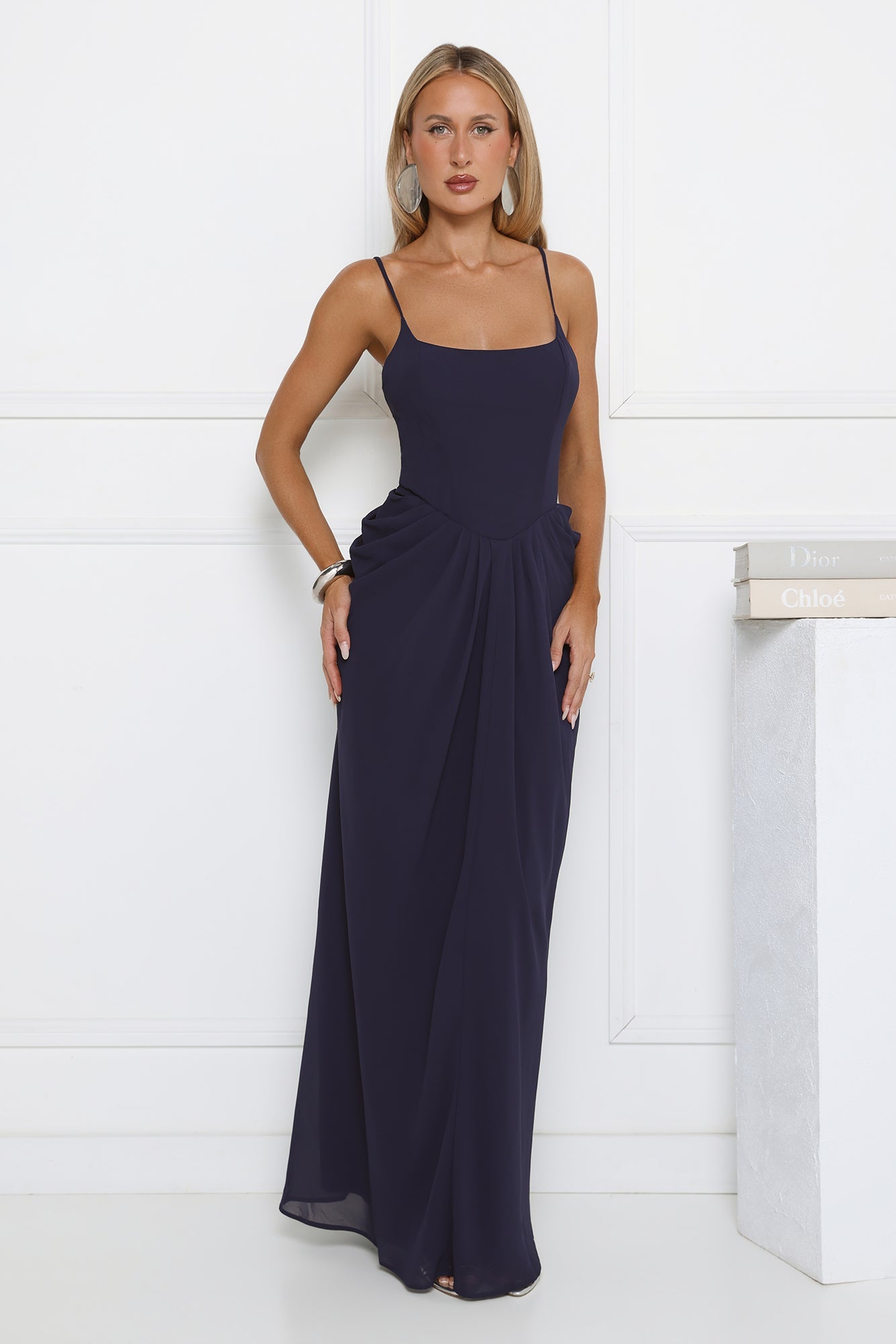 Invest In Yourself Maxi Dress Navy