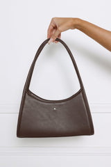 Margy Bag Chocolate Smooth Silver