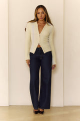 Effortless Femme Knit Cardigan Butter
